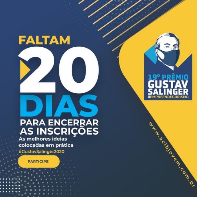 Inscrições para 19o Prêmio Gustav Salinger se encerram no dia 28 de setembro