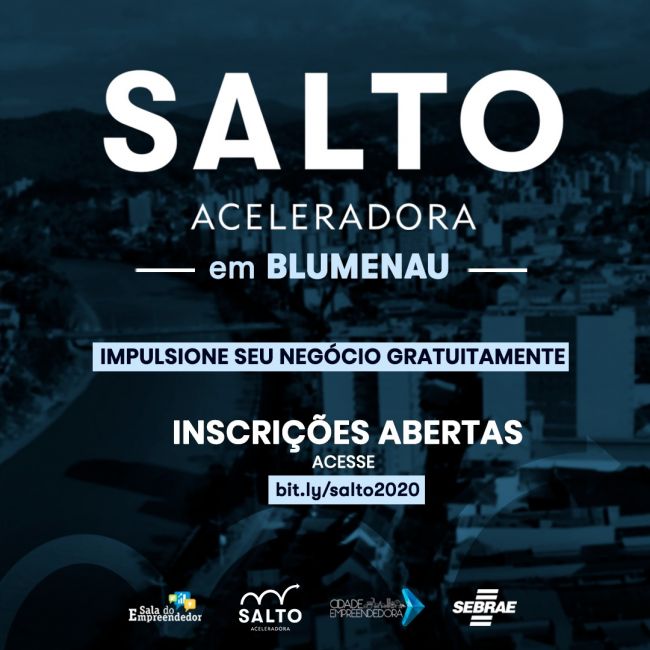 Inscrições para o Salto: Aceleradora de MEIs em Blumenau vão até este domingo (13)