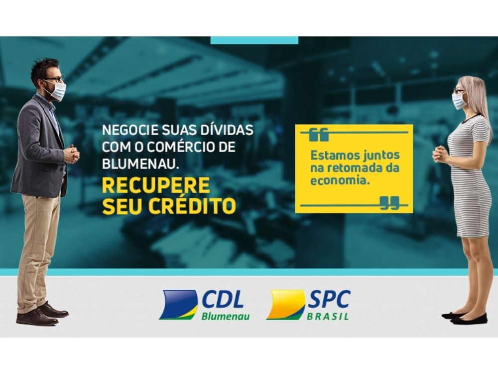 CDL Blumenau lança campanha “Recupere seu crédito”