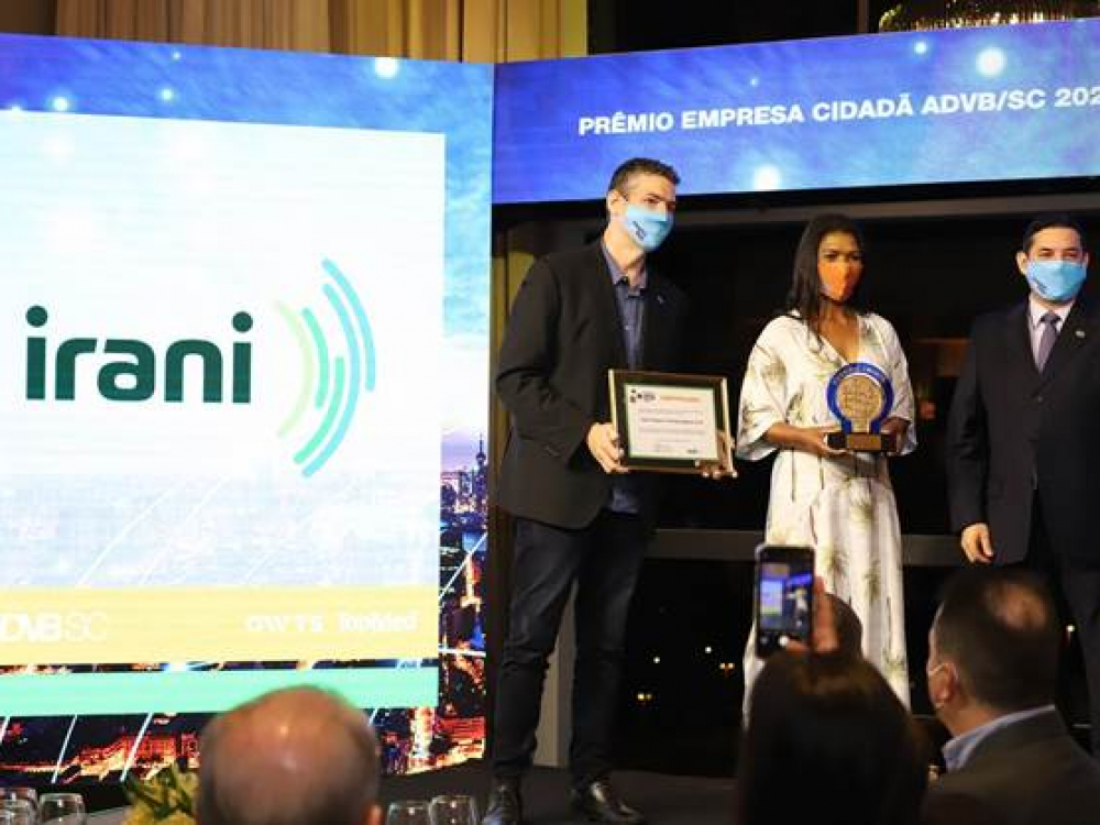Irani Papel e Embalagem conquista prêmio Empresa Cidadã ADVB/SC pela 10ª vez