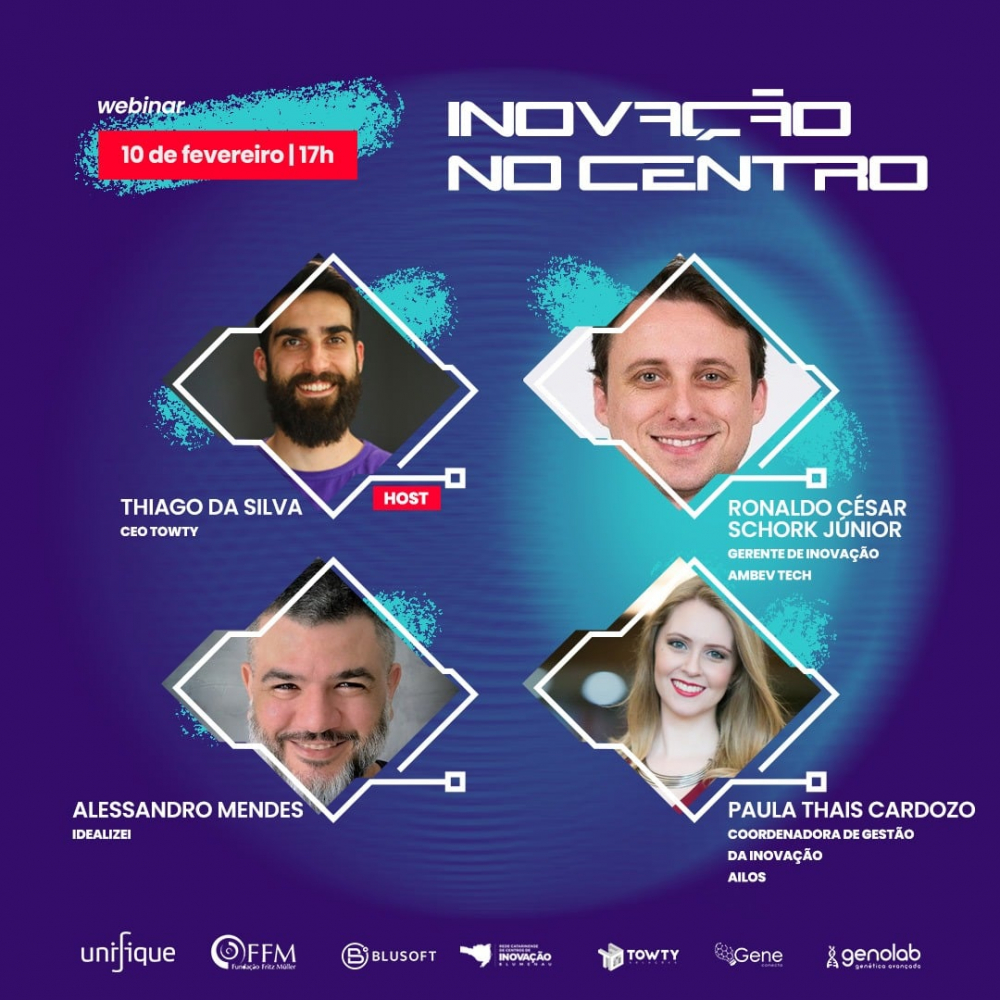 Podcast “Inovação no Centro” vai abordar inovação e tecnologia nesta quarta-feira