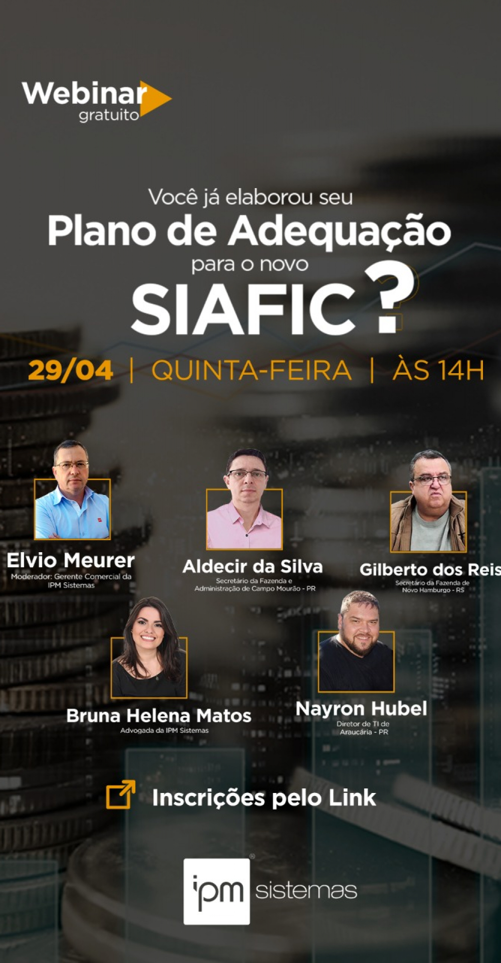 IPM Sistemas promove webinar para discutir SIAFIC