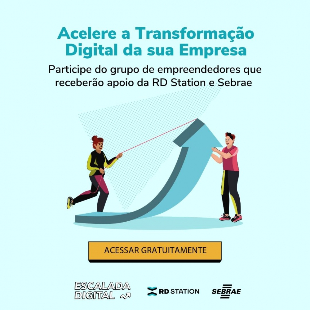 Parceria entre Sebrae e RD Station impulsionará a transformação digital de 100 mil pequenas empresas