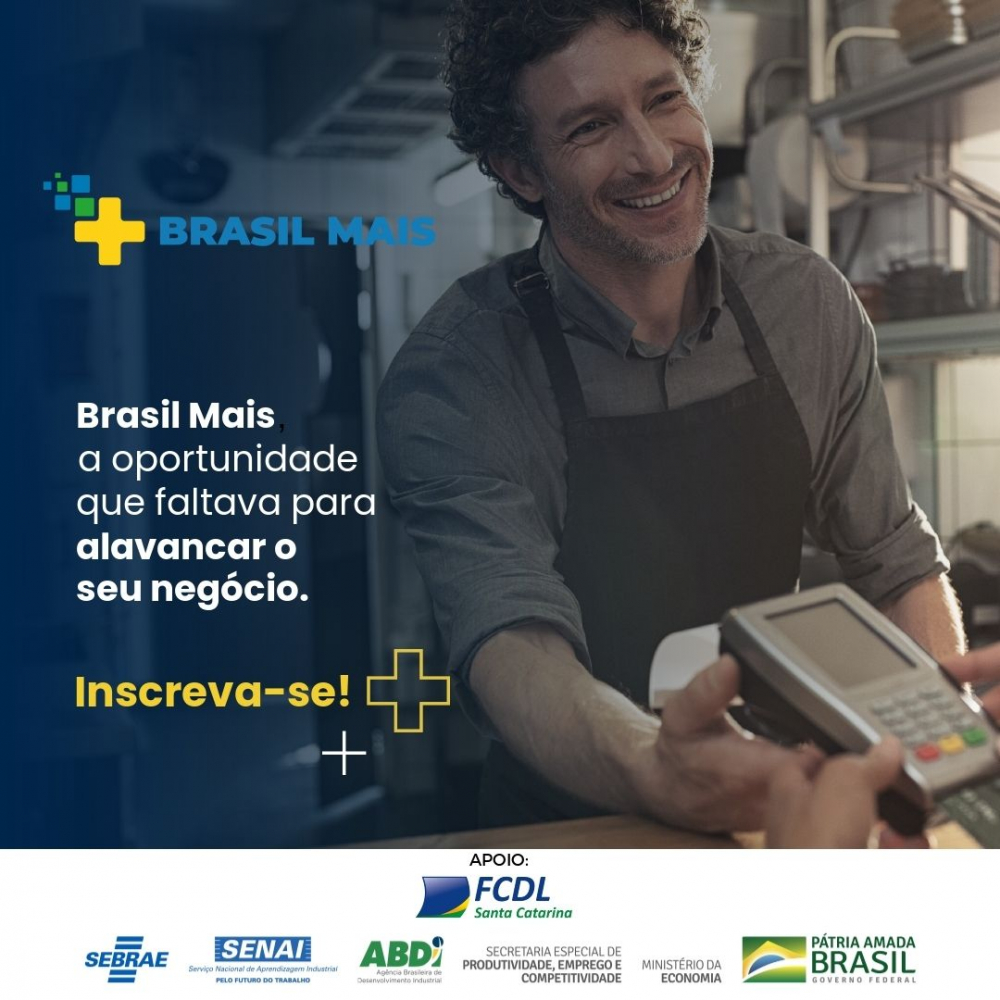 FCDL/SC firma parceria com o Programa Brasil Mais