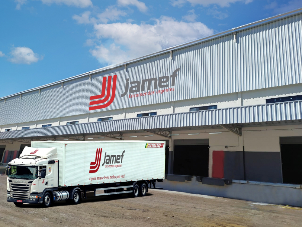 Transportadora Jamef inaugura a nova unidade em Itajaí