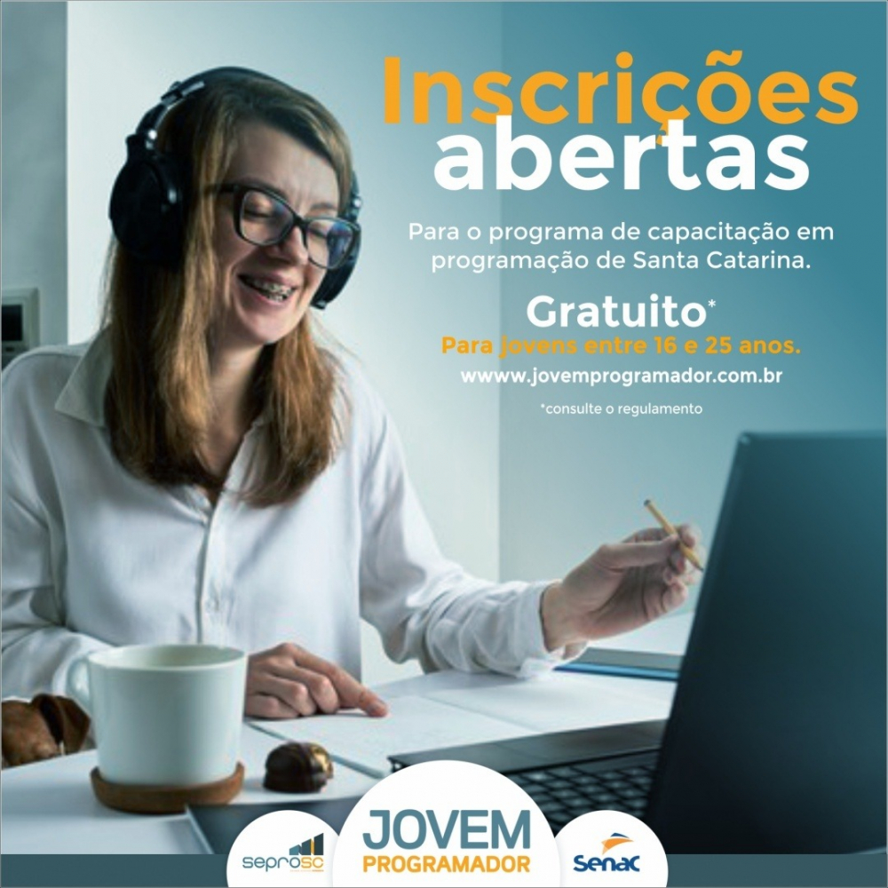 Inscrições para formação gratuita de jovens em programação de sistemas terminam dia 14