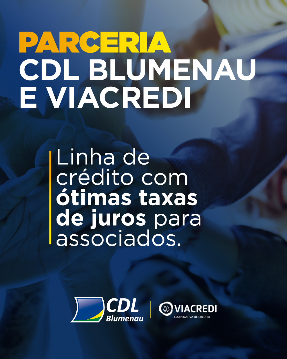 CDL Blumenau e Viacredi firmam parceria para oferecer crédito aos associados