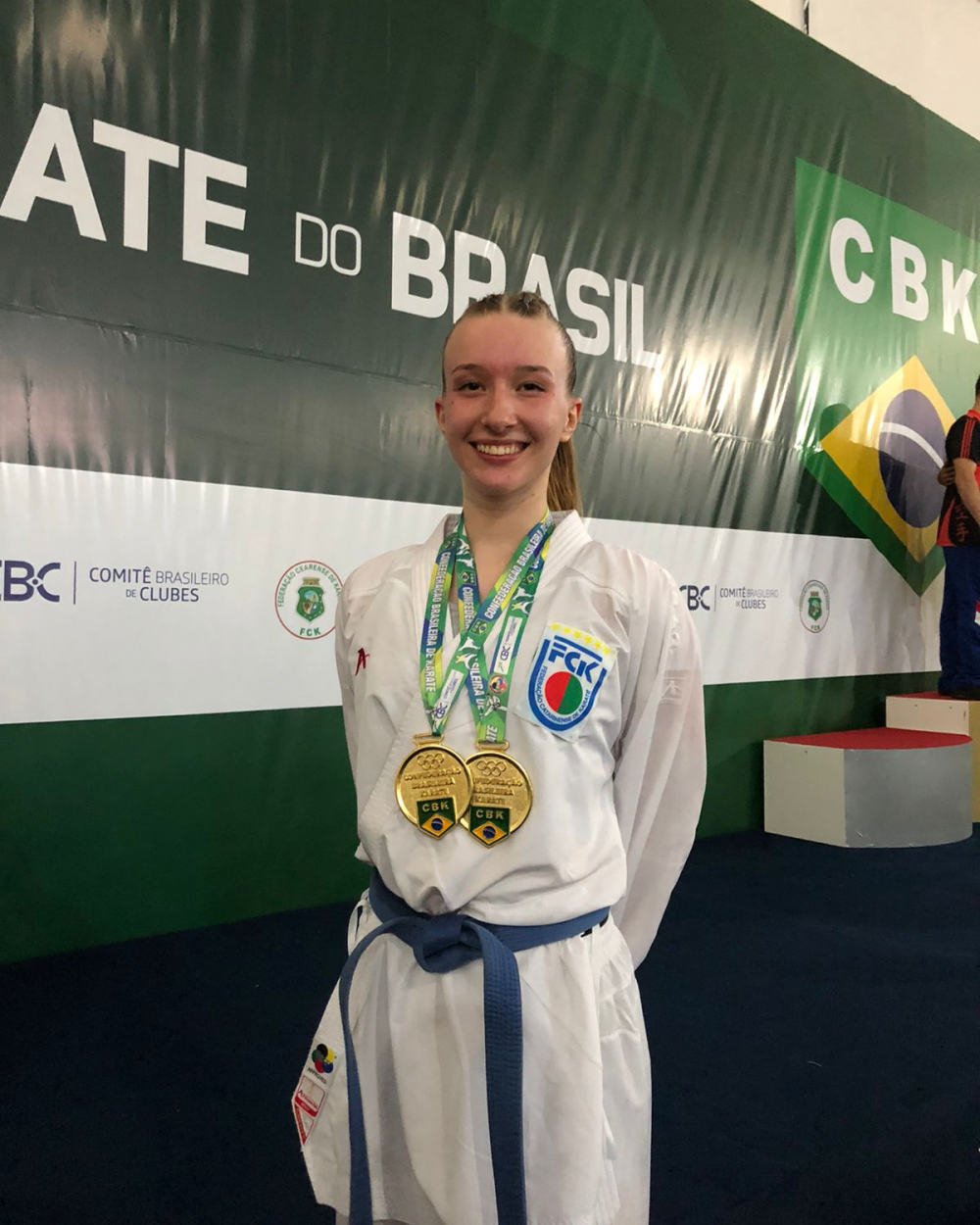 Atleta blumenauense é pentacampeã Brasileira no Kumitê