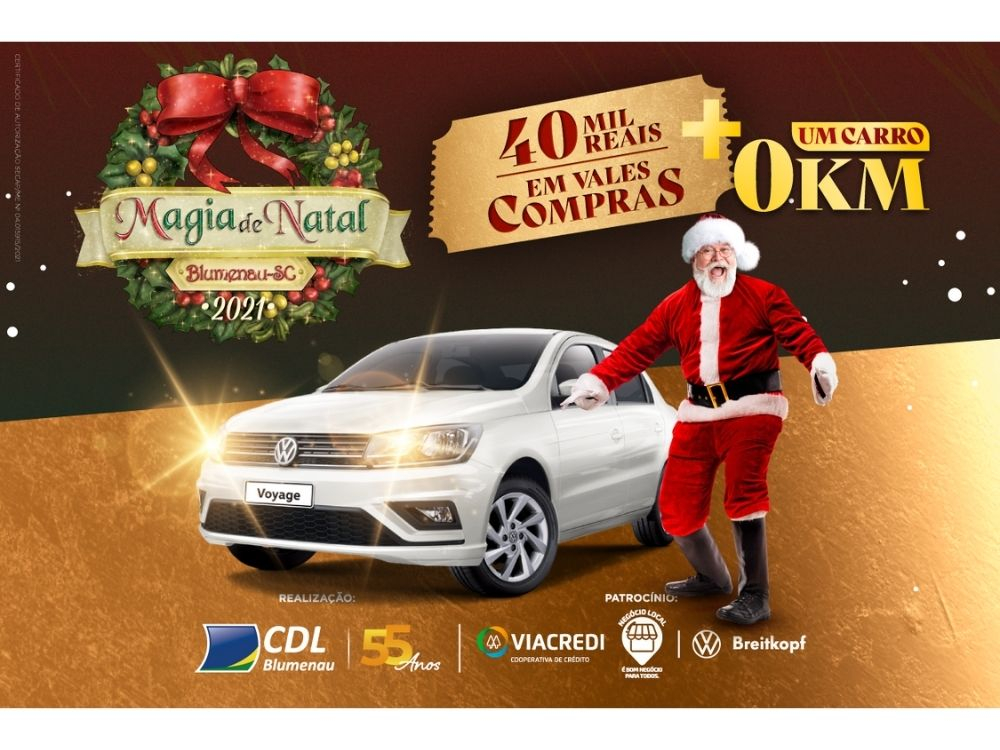 Conheça os primeiros ganhadores da promoção Magia de Natal 2021 da CDL Blumenau