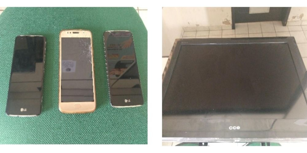 Homens furtam celulares e uma televisão de educandário, no bairro Fortaleza