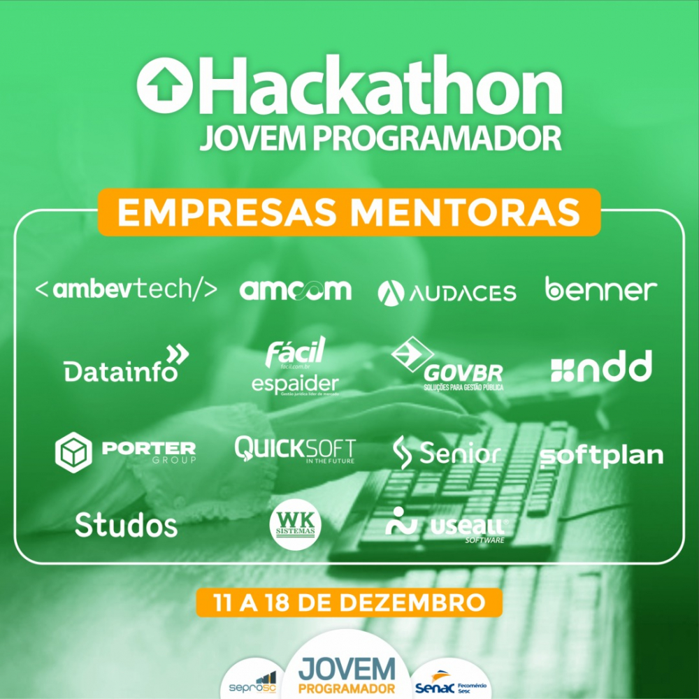 Programa Jovem Programador promove hackathon para fomentar inovação