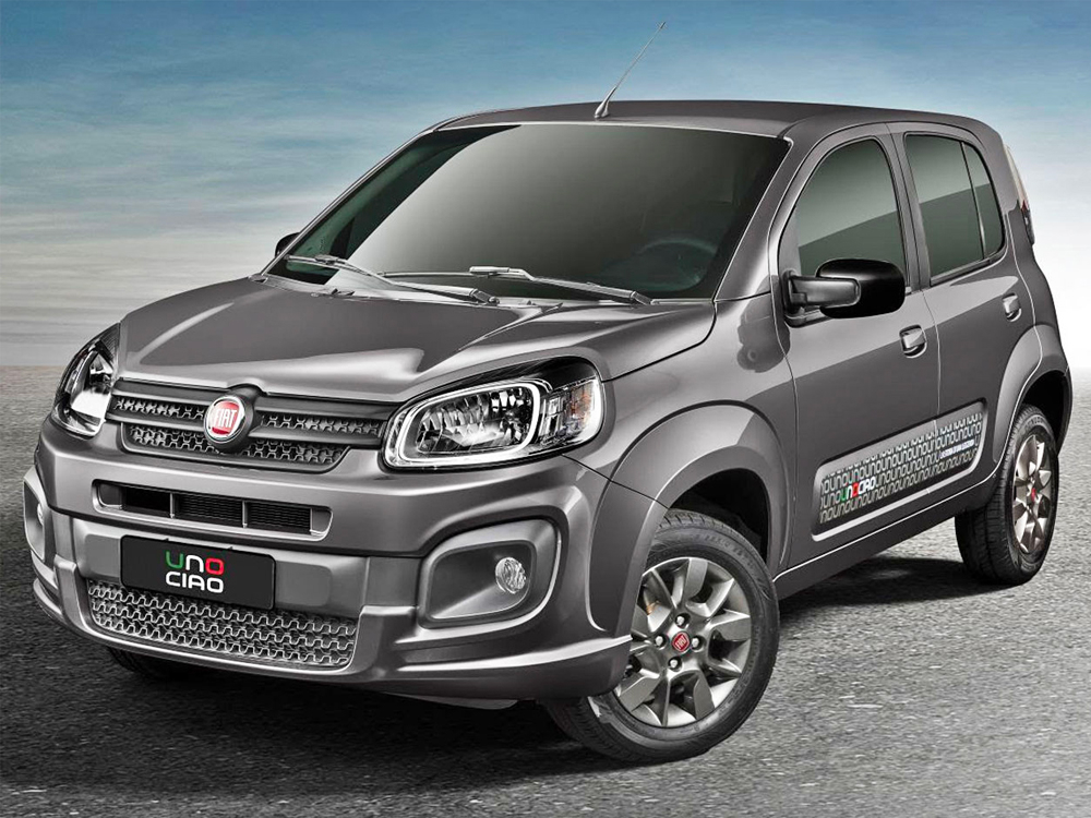 Fiat Uno dá adeus ao Brasil com série especial Ciao