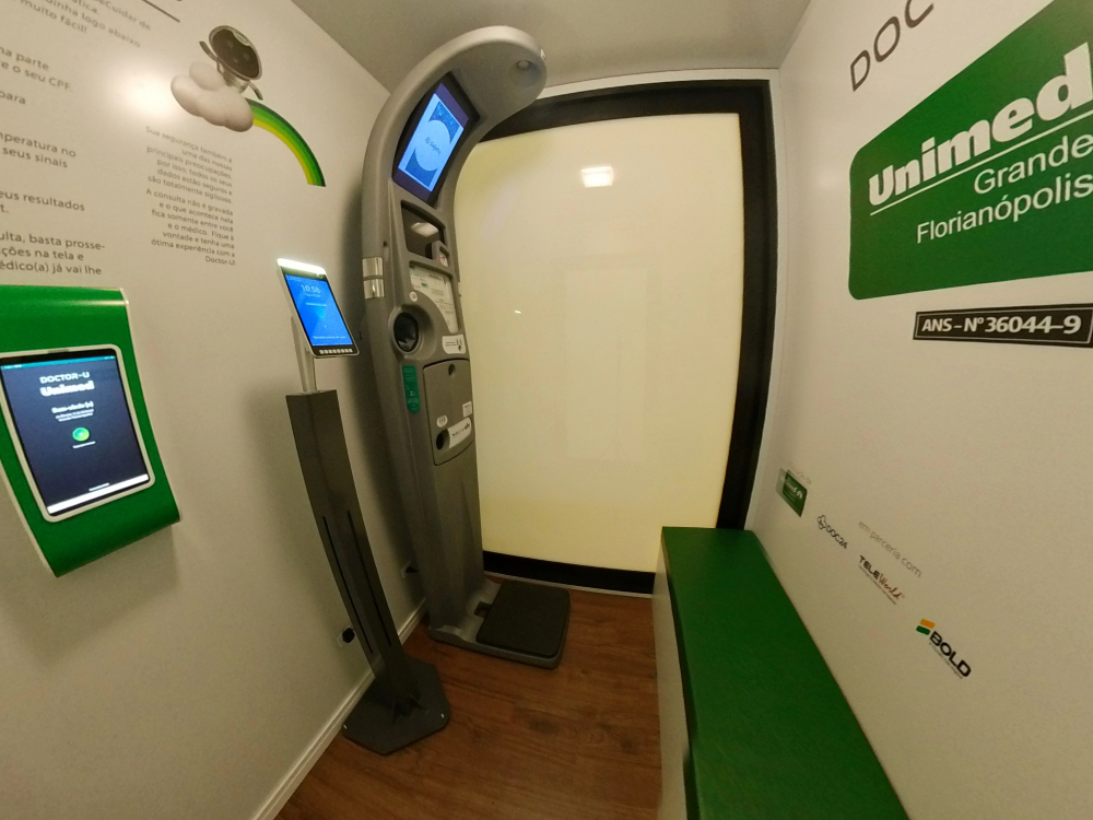 Bold desenvolve cabine de telemedicina em parceria com a Unimed Grande Florianópolis