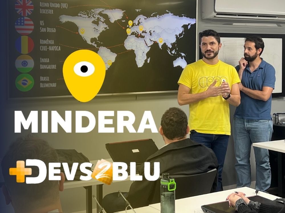 Mindera na banca final do HACKATHON +DEVS HACK