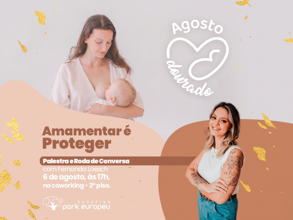 Shopping Park Europeu promove evento dedicado à amamentação neste sábado 