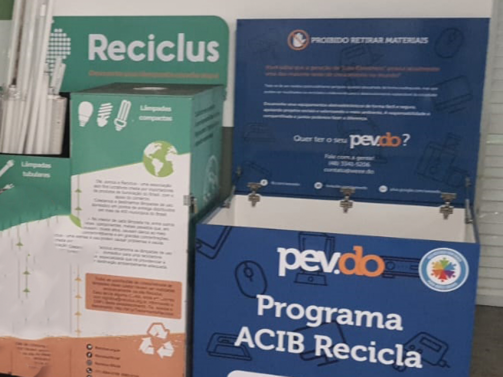 Cooper Vila Nova recebe ponto de coleta do Acib Recicla