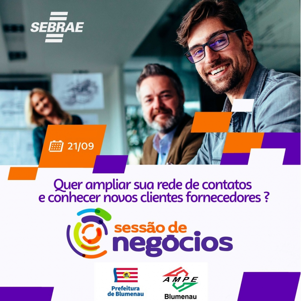 Sessão de Negócios reúne empresários para network em Blumenau