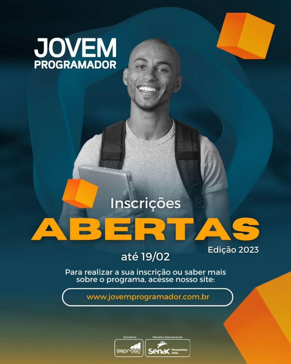 Inscrições abertas para o Jovem Programador 2023