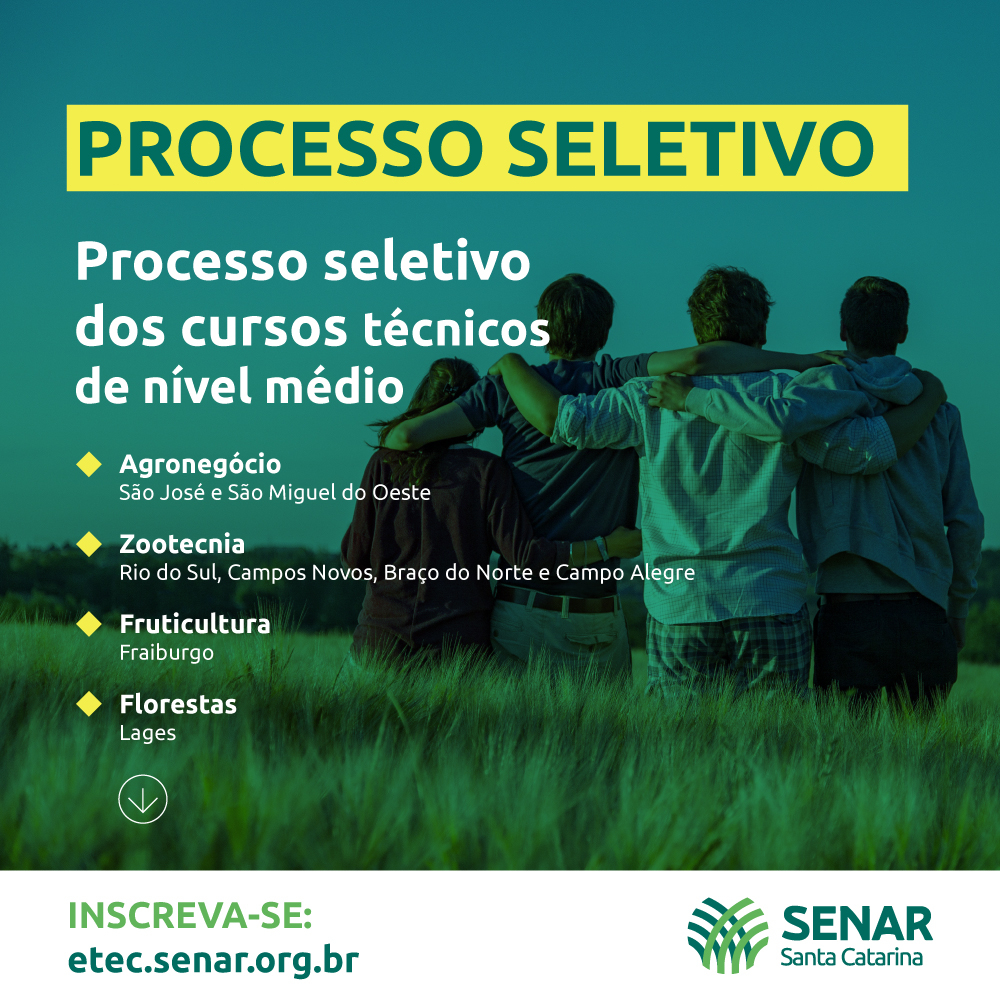 Prorrogadas as inscrições para as vagas de cursos técnicos