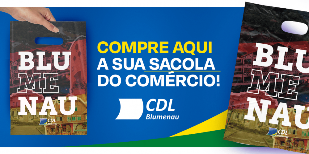 CDL Blumenau lança sacola sustentável do comércio da cidade