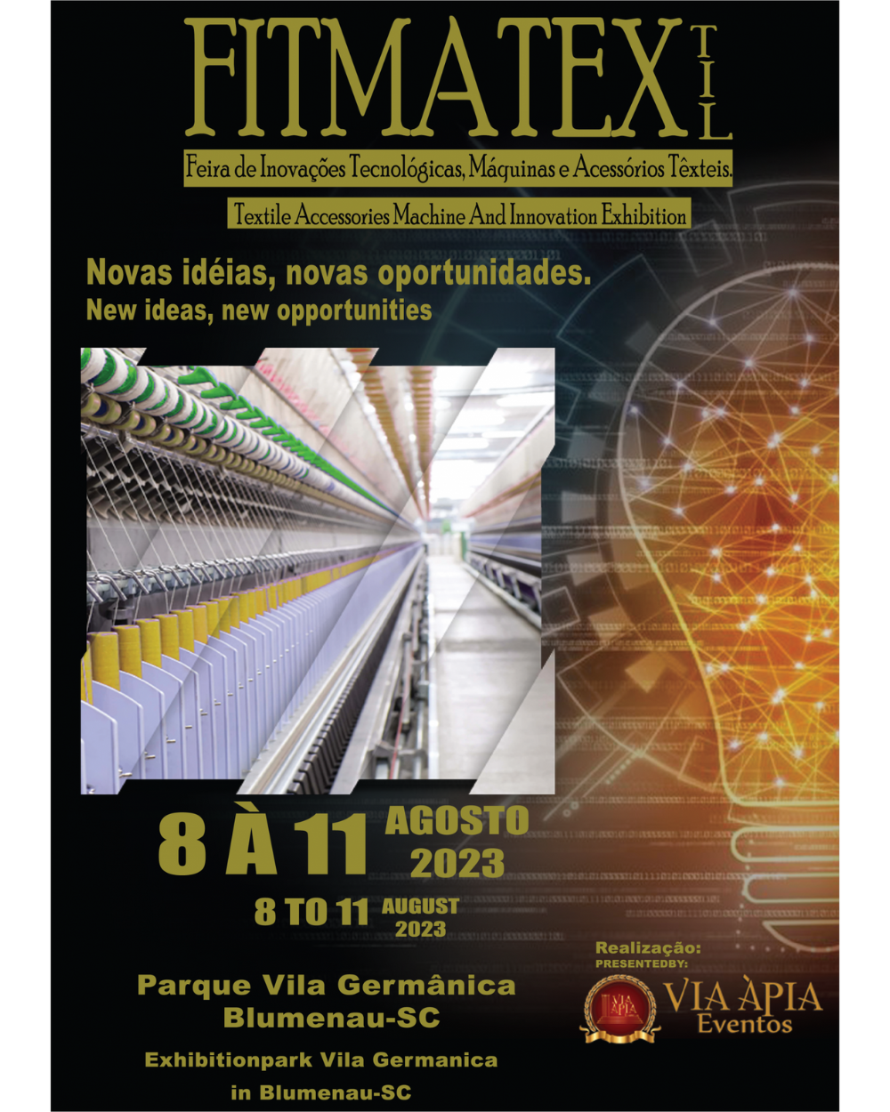 Unifique está entre os principais expositores da Feira de Inovações Tecnológicas, Máquinas e Acessórios Têxteis