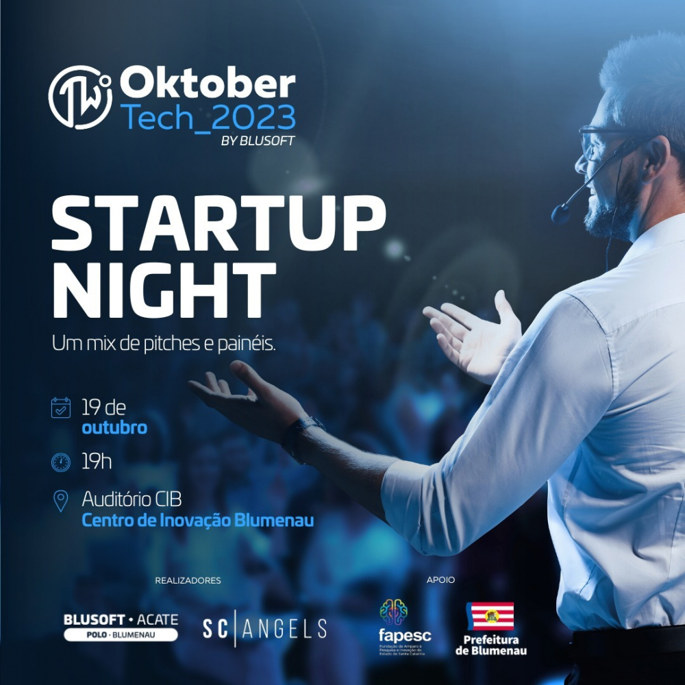 SCAngels promove Startup Night durante o Oktober Tech 2023