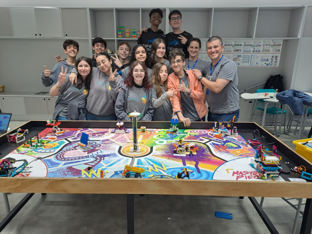 Alunos da Escola SESI Itajaí participam de um dos mais importantes torneios de robótica educacional do Brasil