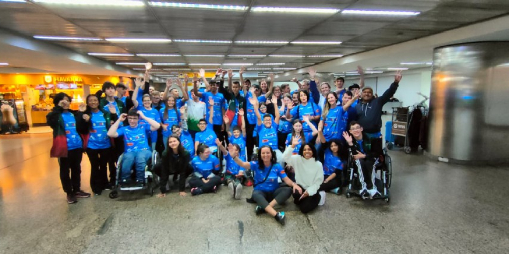 Paratletas de Blumenau participam das Paralimpíadas Escolares em São Paulo