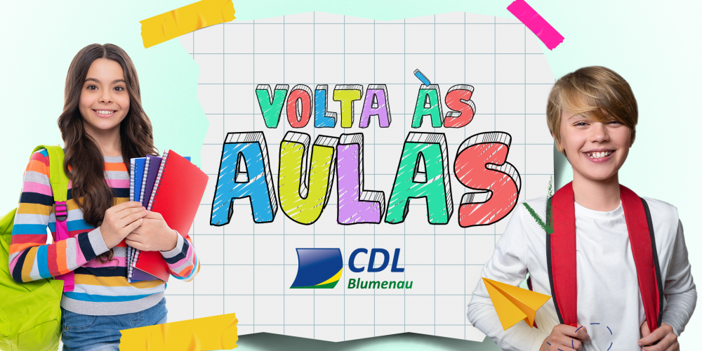 Campanha “Volta às aulas” da CDL Blumenau valoriza o comércio local