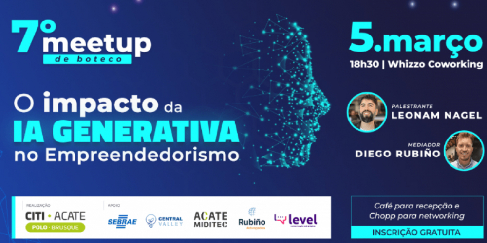 7º Meetup de Boteco aborda o uso de Inteligência Artificial no empreendedorismo