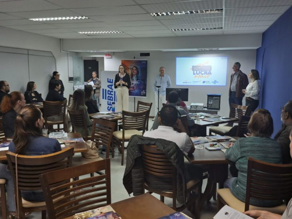 Sebrae/SC lança a 2ª edição do Programa Lucra Mais 2024