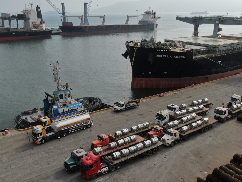 Porto de São Francisco chega ao pódio nacional na movimentação de produtos siderúrgicos