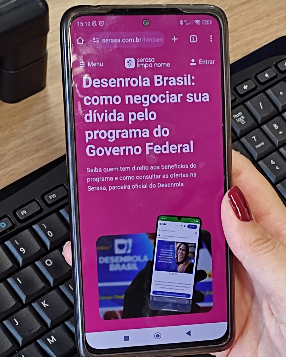 Dívidas do Programa Desenrola podem ser negociadas na plataforma digital da Serasa até 20 de maio