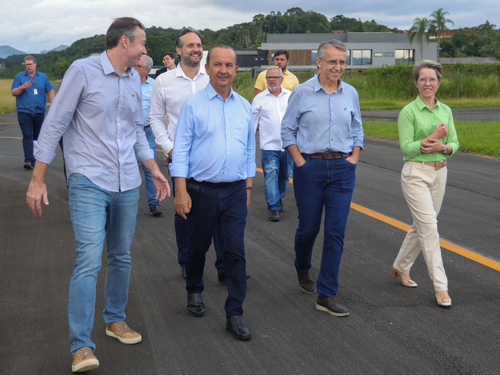 Governador autoriza investimentos de R$ 2,8 milhões no Aeroporto de Blumenau