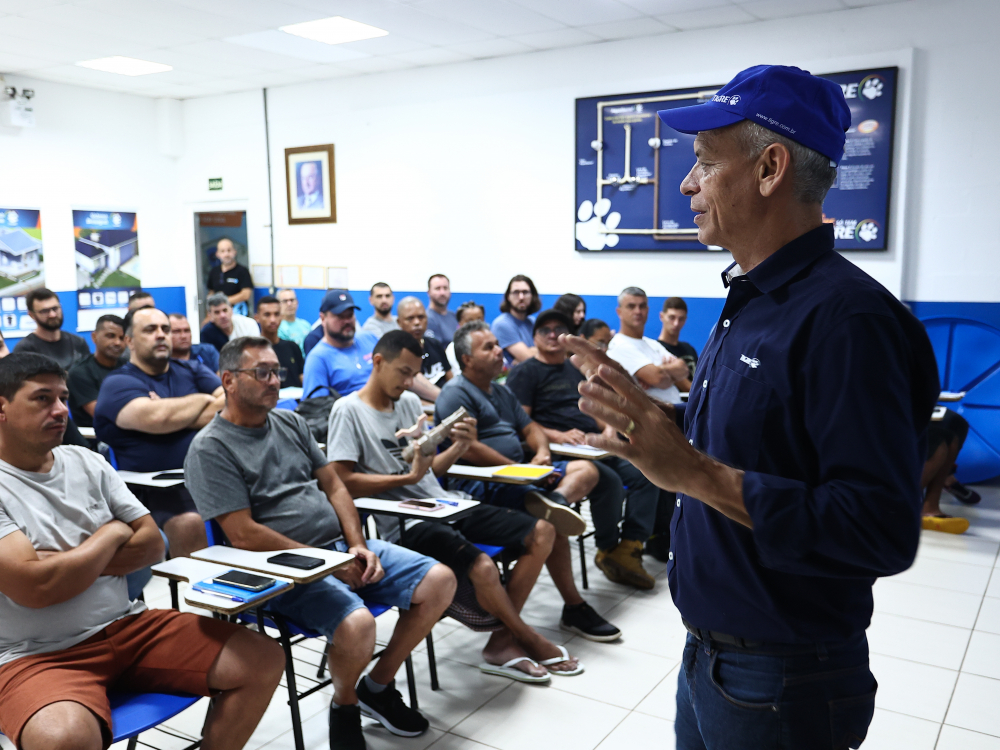 Tigre abre novas inscrições para o curso gratuito de instalador hidráulico em Joinville