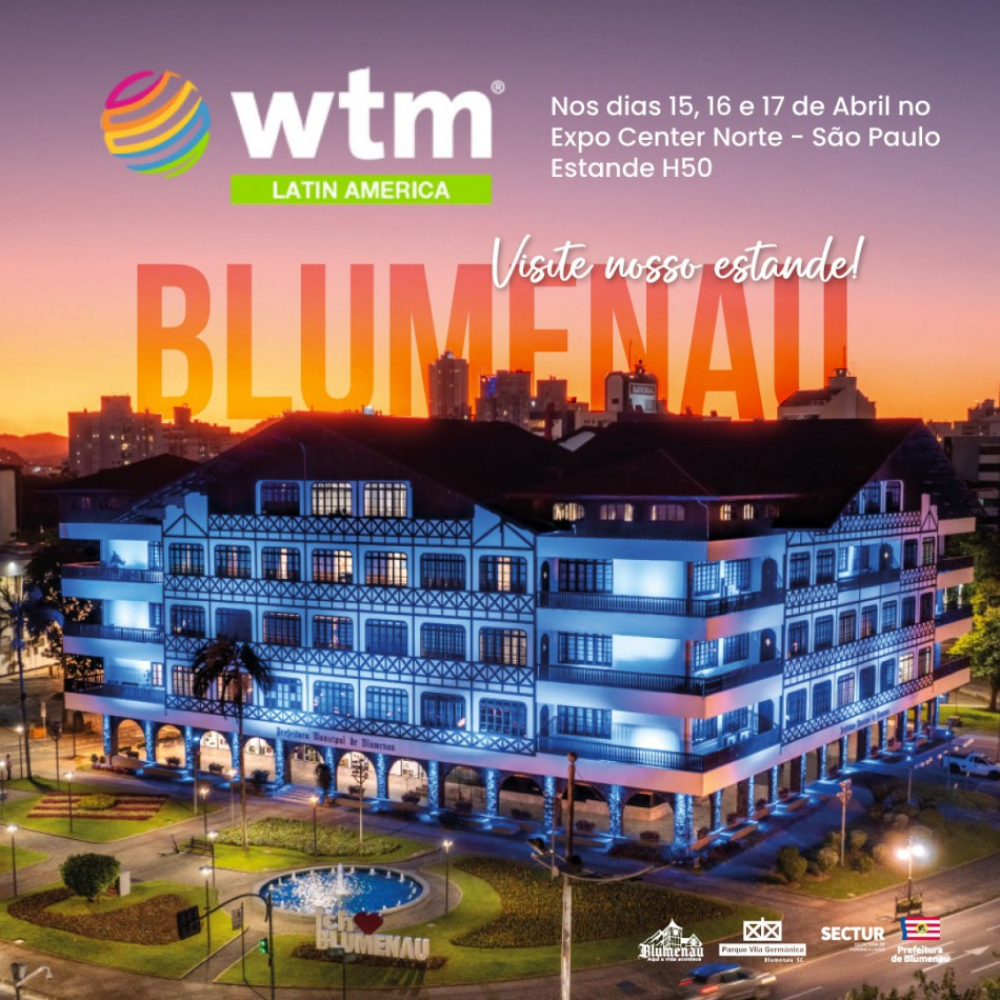Blumenau participa do principal evento de turismo da América Latina