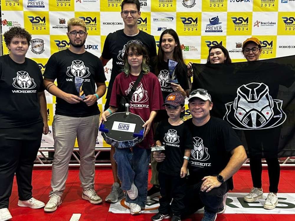 Equipe de robótica Wickedbotz coleciona vitórias no RSM Challenge Internacional 2024