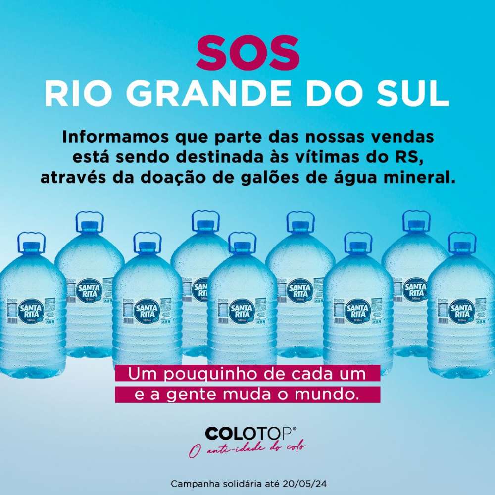 Colotop participa de esforço para angariar donativos para o Rio Grande do Sul 