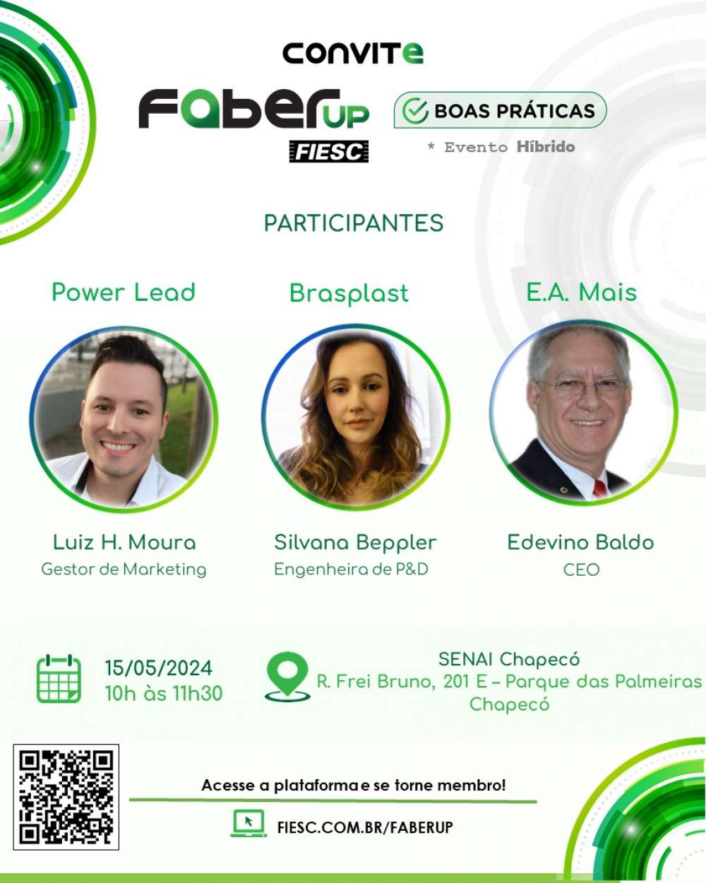 Faber Up promove encontro de inovação em Chapecó