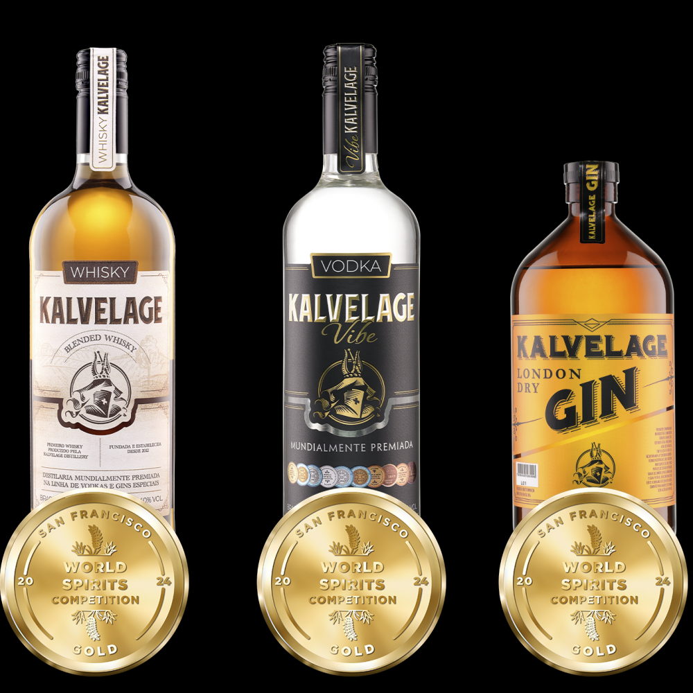 Destilaria Kalvelage é a única brasileira com três ouros no San Francisco World Spirits Competition em 2024