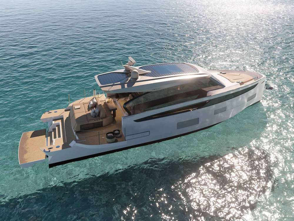 Azimut Yachts revela iate híbrido que reduz em 40% as emissões de CO2