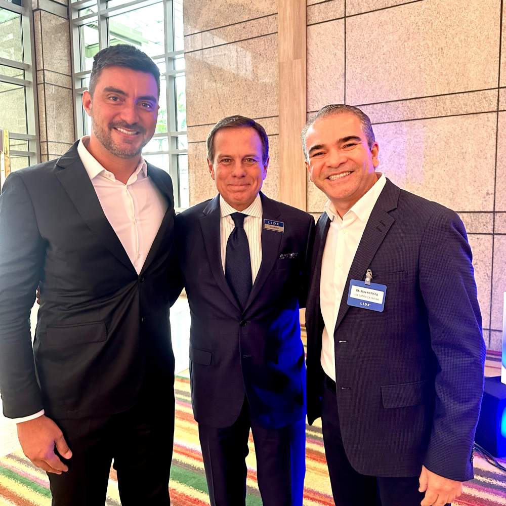 Empresário de Joinville participa de encontro com João Doria e com Presidente do Banco Central do Brasil