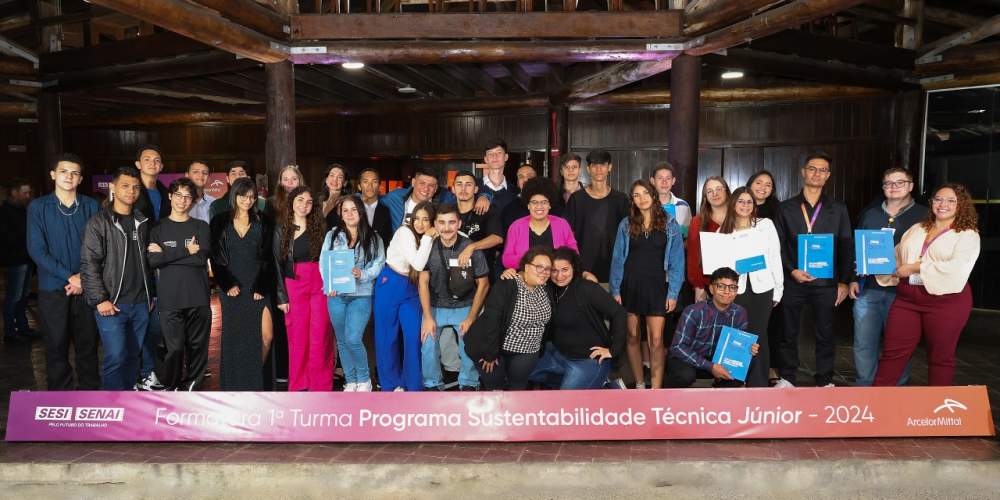 Nova parceria do SESI/SENAI com a ArcelorMittal forma primeira turma de alunos