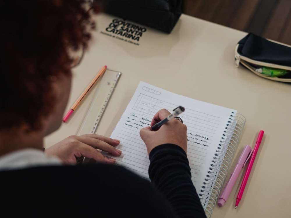 SC oferece curso preparatório gratuito para o Enem para estudantes do ensino médio da rede estadual