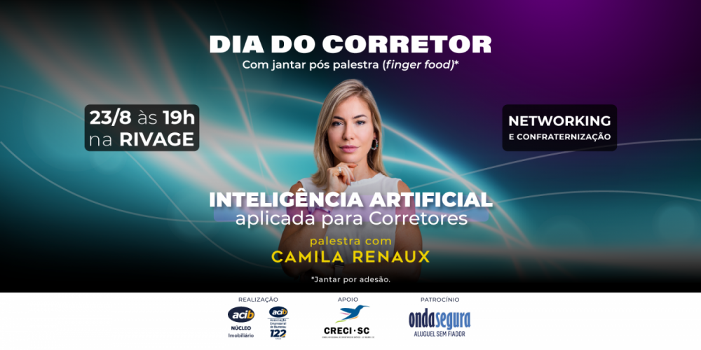 Palestra gratuita debate o uso da Inteligência Artificial para os corretores de imóveis