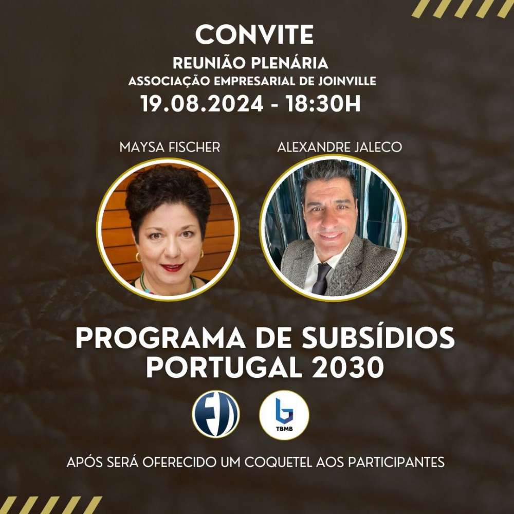 Subsídios da União Europeia para a Internacionalização via Portugal é tema em evento na ACIJ
