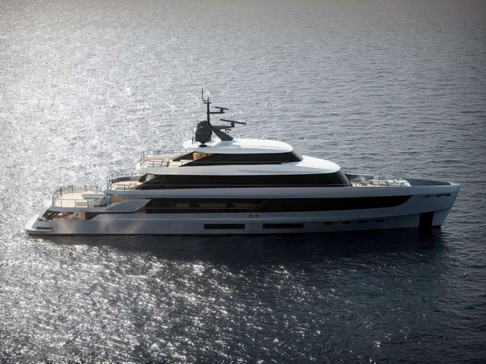 Azimut Yachts revela projeto do superiate Grande 44M que teve cinco unidades vendidas antes do lançamento