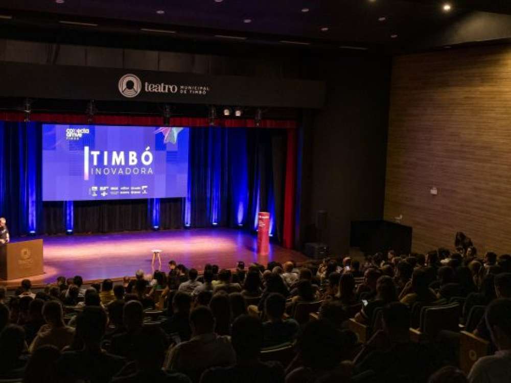 Timbó Inovadora 2024 reúne mais de 500 pessoas para falar sobre inovação e tecnologia