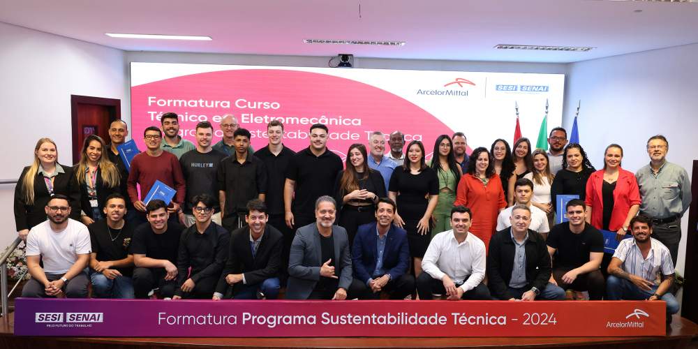 ArcelorMittal e SENAI abrem inscrições para nova turma de curso técnico em Eletromecânica  