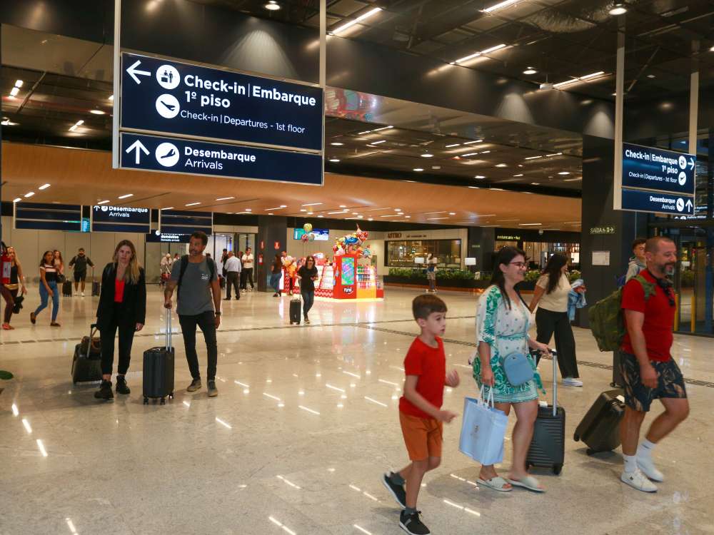Floripa Airport terá até 50 voos internacionais diários na alta temporada